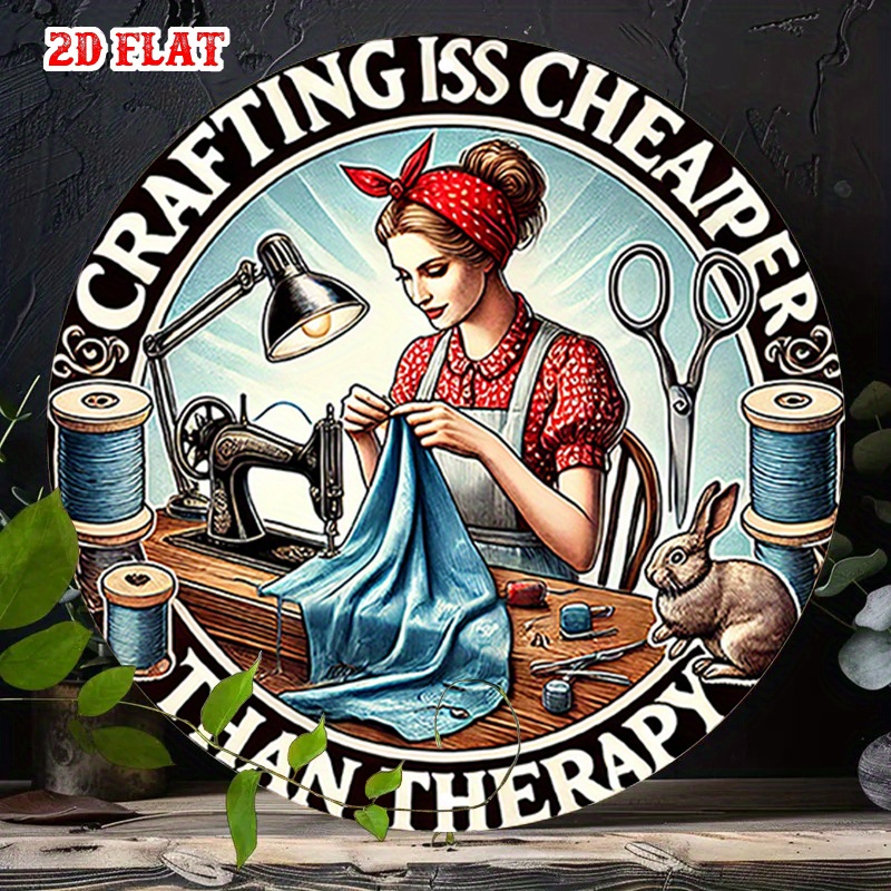 Embroidery Yarn - 2D Flat 1pc Thread Spool Aluminum