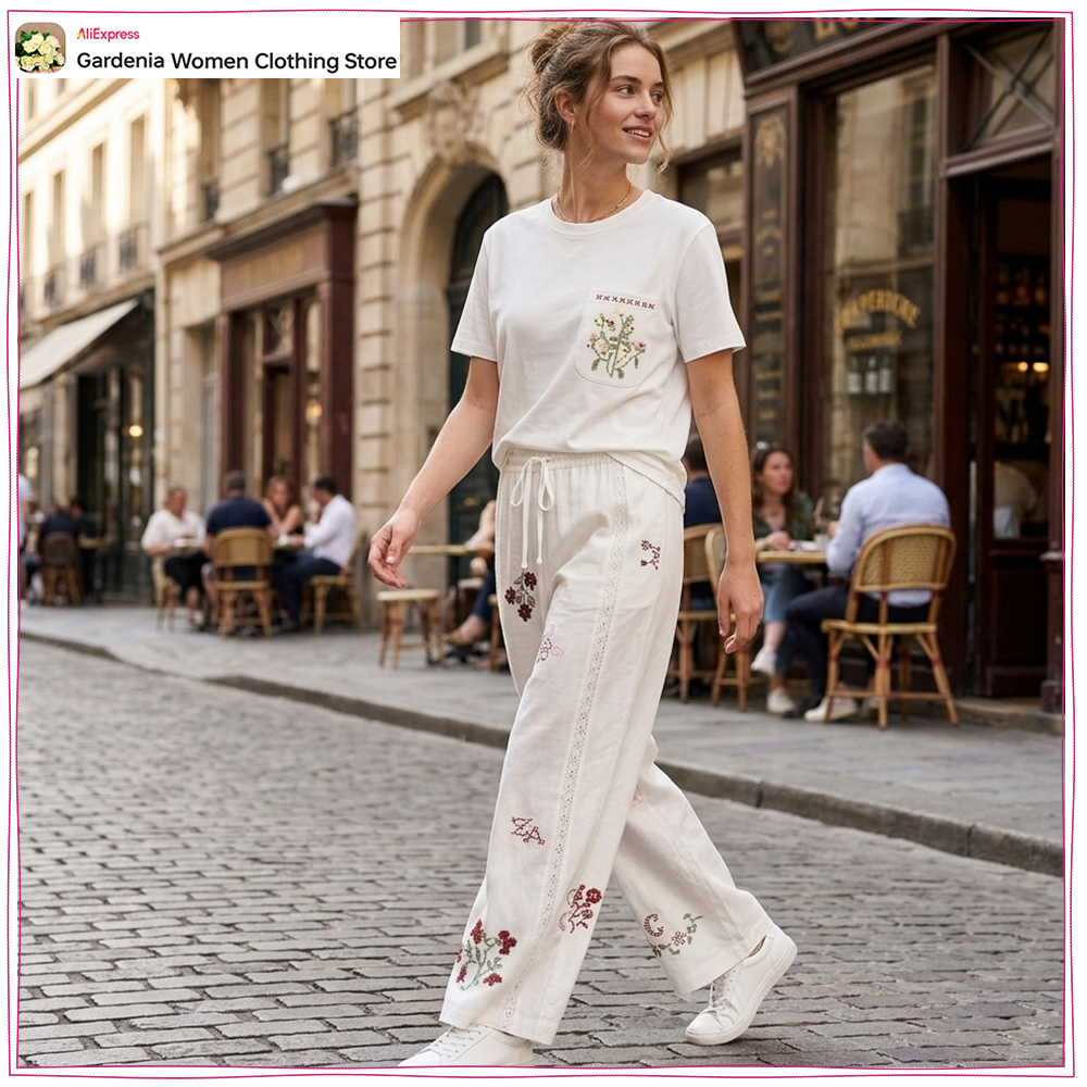 Embroidery Class - Stylish Embroidered Pant Sets for Women