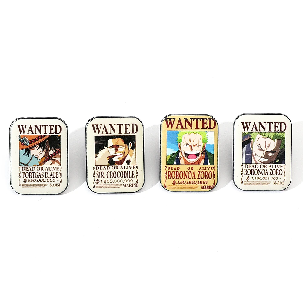 Embroidery Reddit - 4 Pcs Fashion Cartoon Anime Brooch