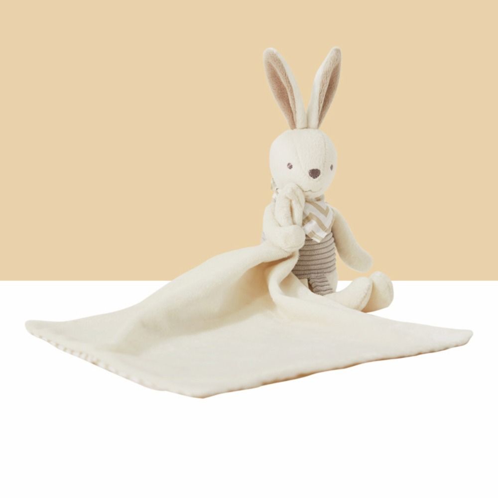 Embroidery Rabbit - Square Shape Baby Rabbit Comforter Cute