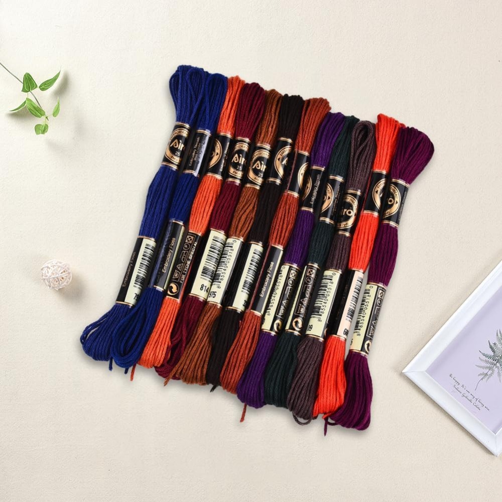 12 Skeins 6 Strands Hand Varie – Embroidery Yarn recenzja i cena