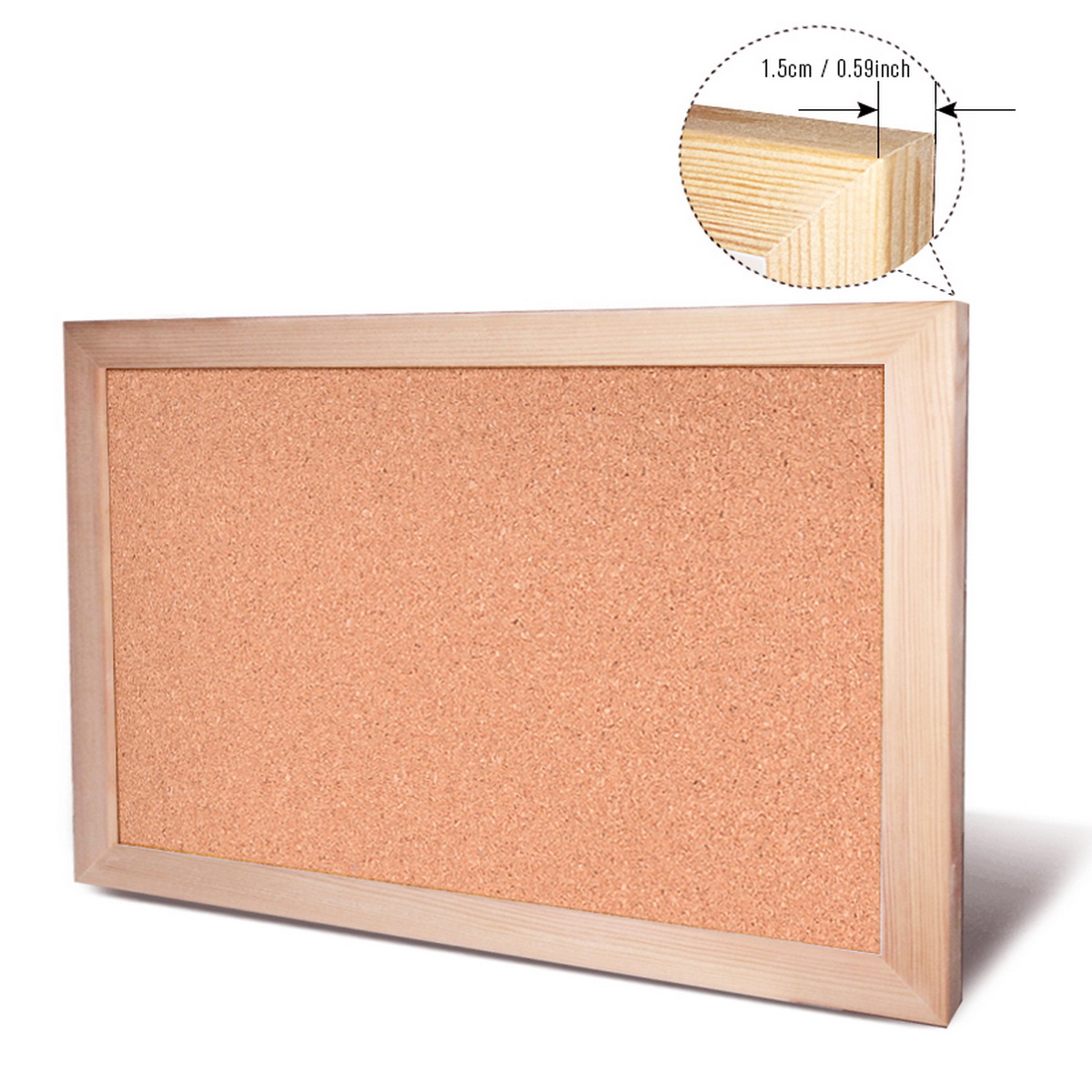 Vintage Pine Wood Frame Cork B – Frame Display Wood recenzja i cena