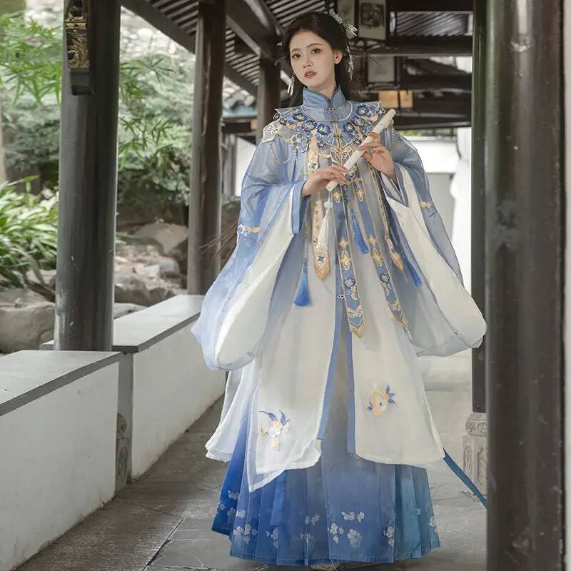 Bimonthly[Lan Jin Luo]New Hanf – Embroidery Skirt recenzja i cena