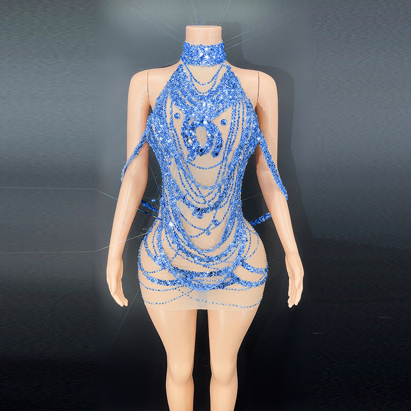 Sexy Sparkly Silver Prom Dress – Embroidery Skirt recenzja i cena