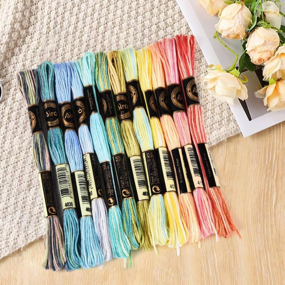 12 Skeins 105 Yards 6 Ply Vari – Embroidery Floss recenzja i cena