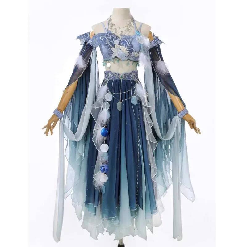 Exotic Blue Dress Heavy Embroi – Embroidery Skirt recenzja i cena