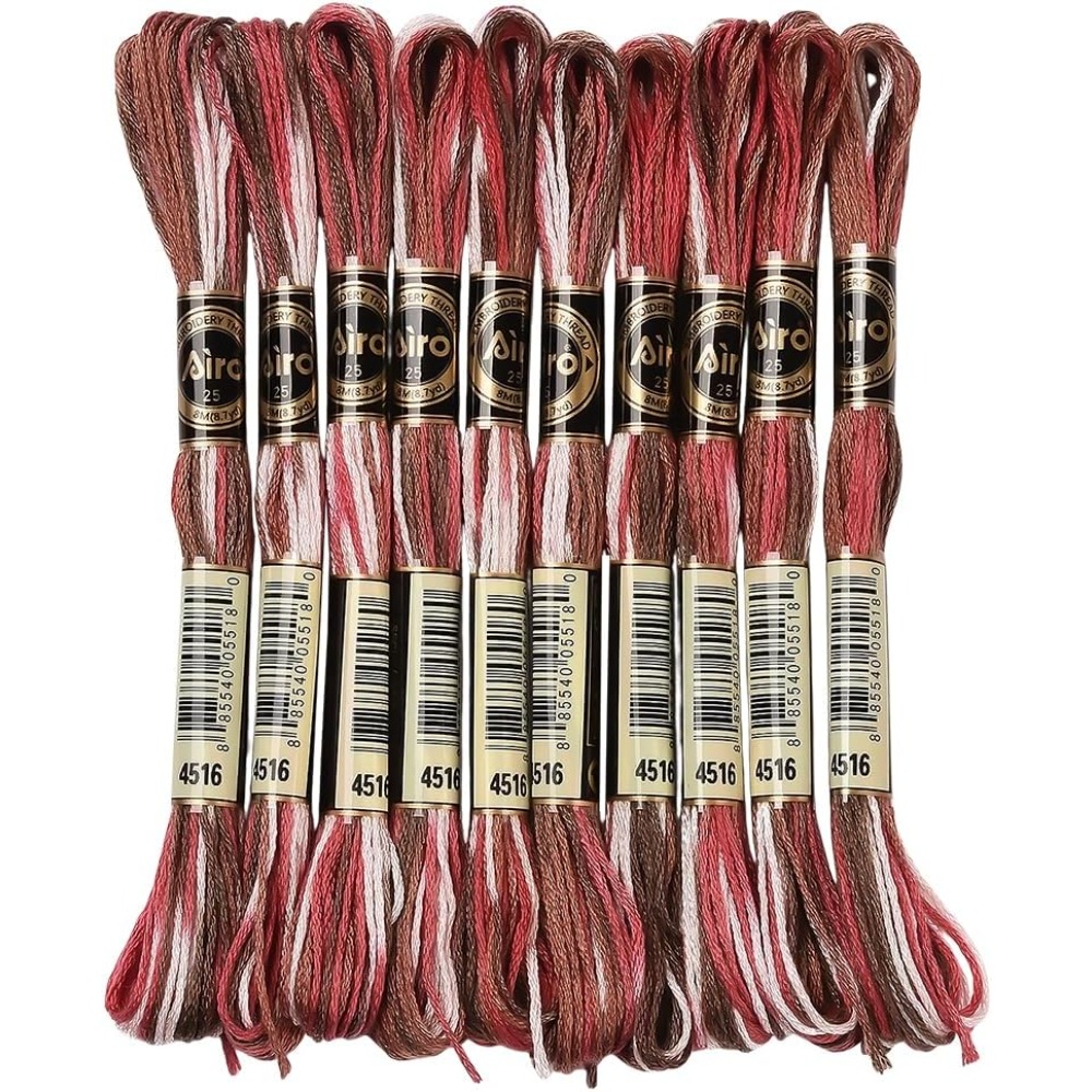 10 Skeins 6 Strands Red Embroi – Embroidery Floss recenzja i cena