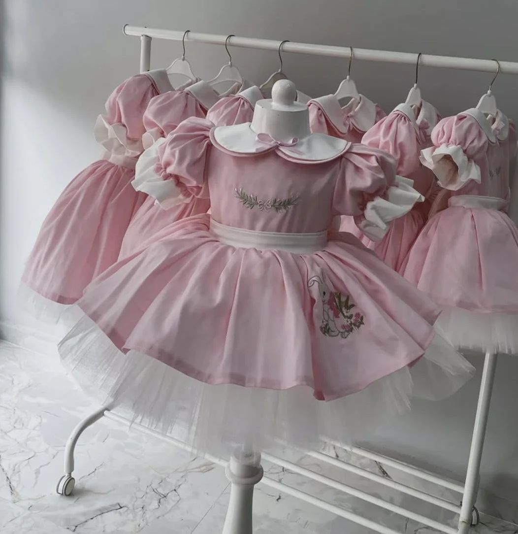 0-12Y Summer Baby Girl Rabbit  – Embroidery Rabbit recenzja i cena