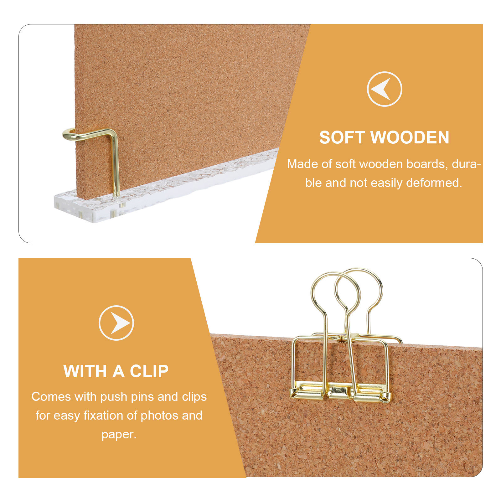 1 Set Small Cork Board For Des – Frame Display Wood recenzja i cena