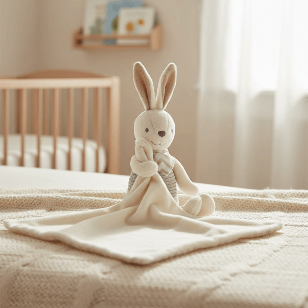 Square Shape Baby Rabbit Comfo – Embroidery Rabbit recenzja i cena