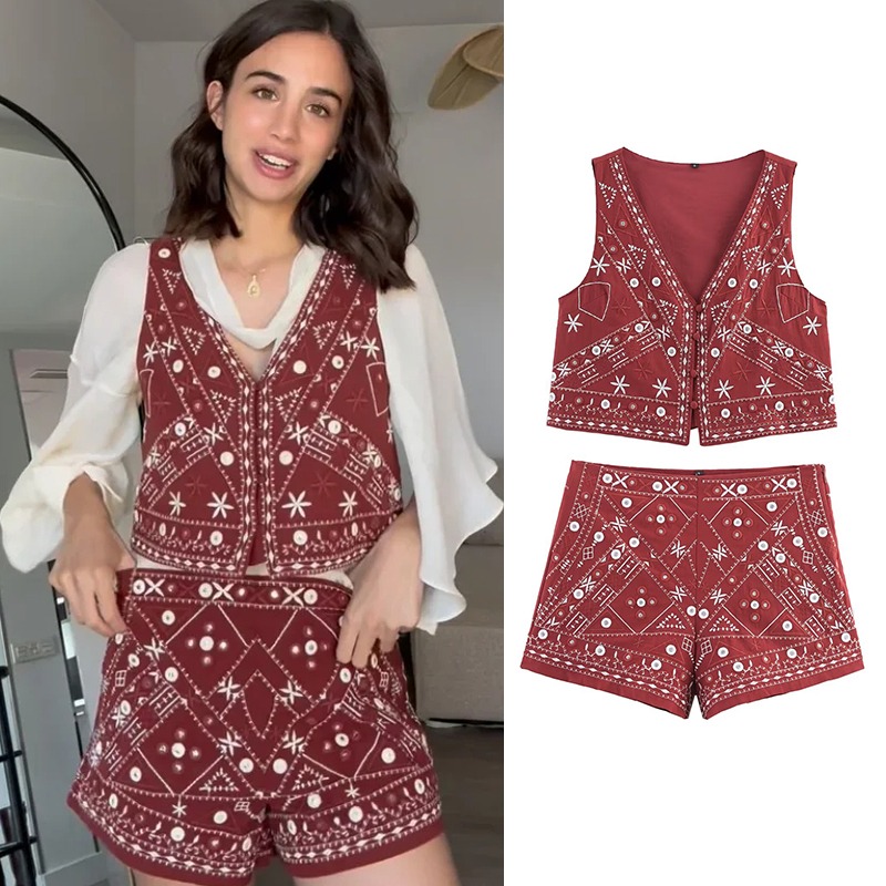 Y2k Set New Two Piece Women's  – Embroidery Class recenzja i cena