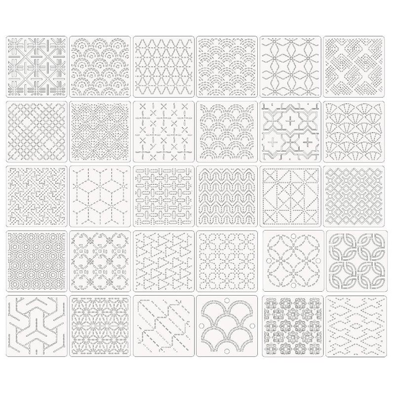 ABBP-30 Pcs Spike Template Ste – Embroidery X Pattern recenzja i cena