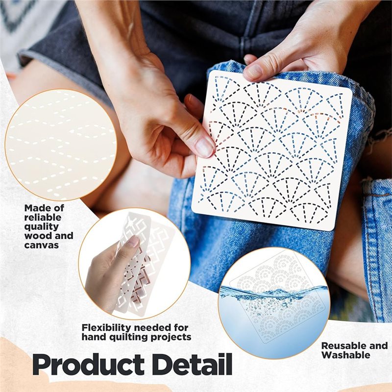 ABBP-30 Pcs Spike Template Ste – Embroidery X Pattern recenzja i cena
