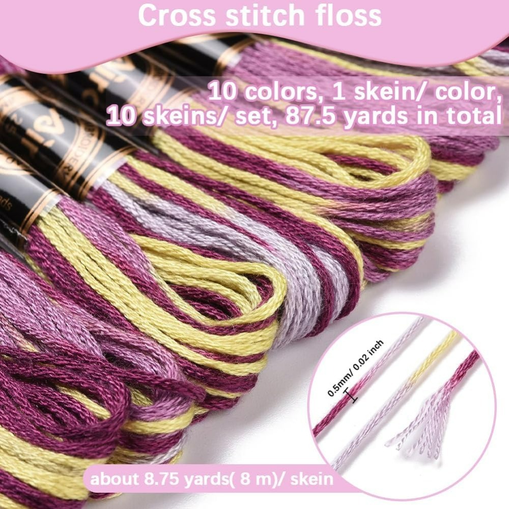 6 Strands Purple Variegated Em – Embroidery Floss recenzja i cena