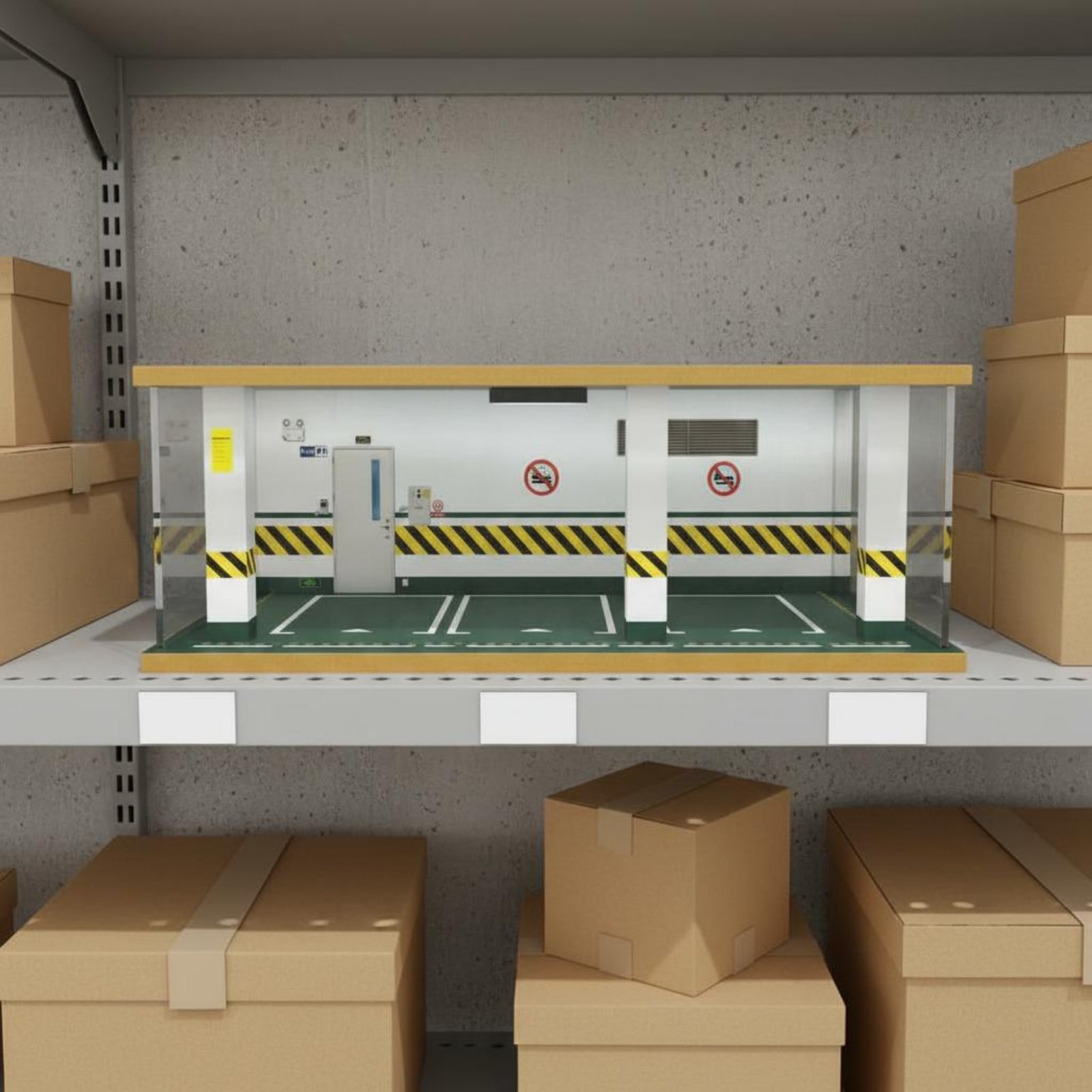 1:24 Scale Parking Garage Wood – Frame Display Wood recenzja i cena
