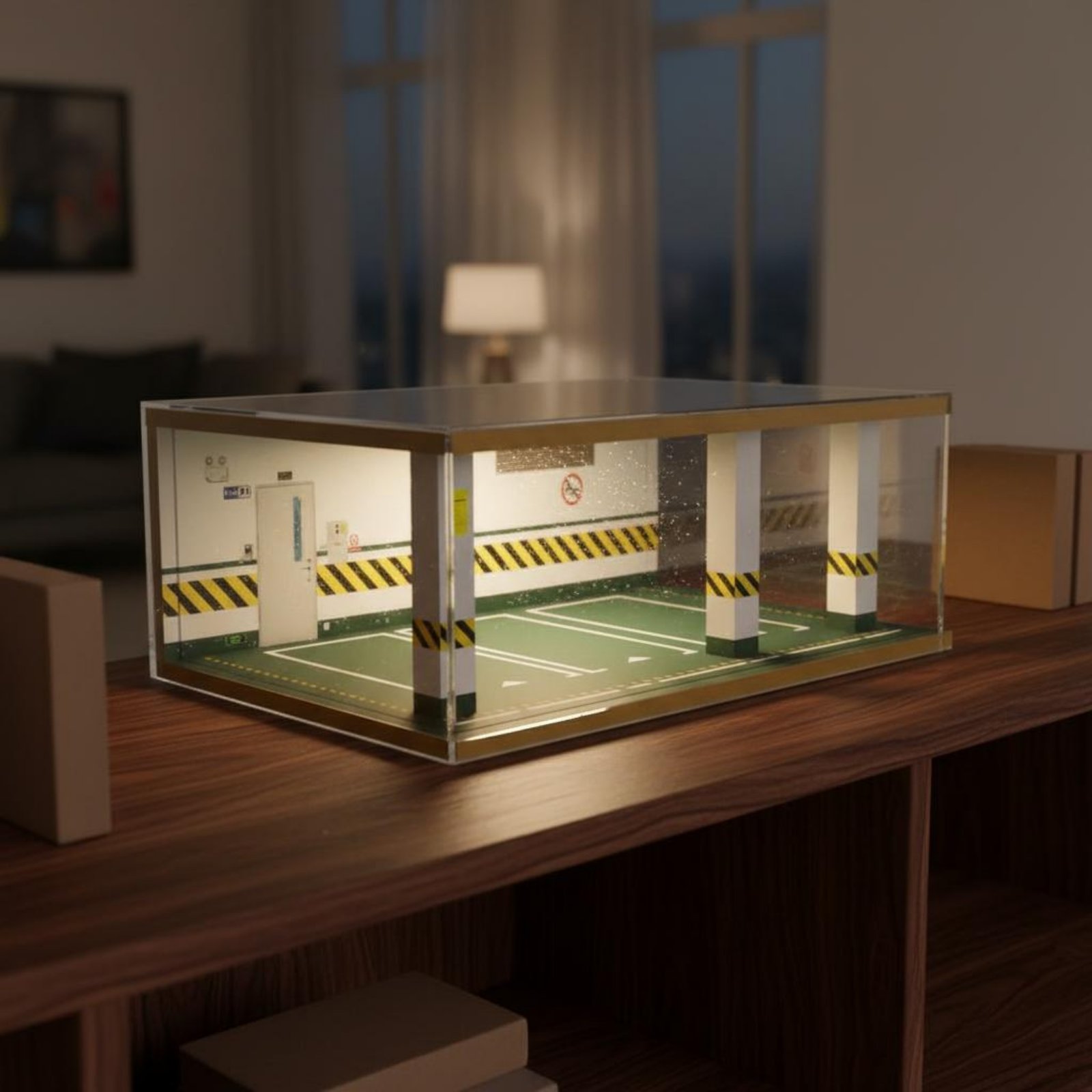 1:24 Scale Parking Garage Wood – Frame Display Wood recenzja i cena