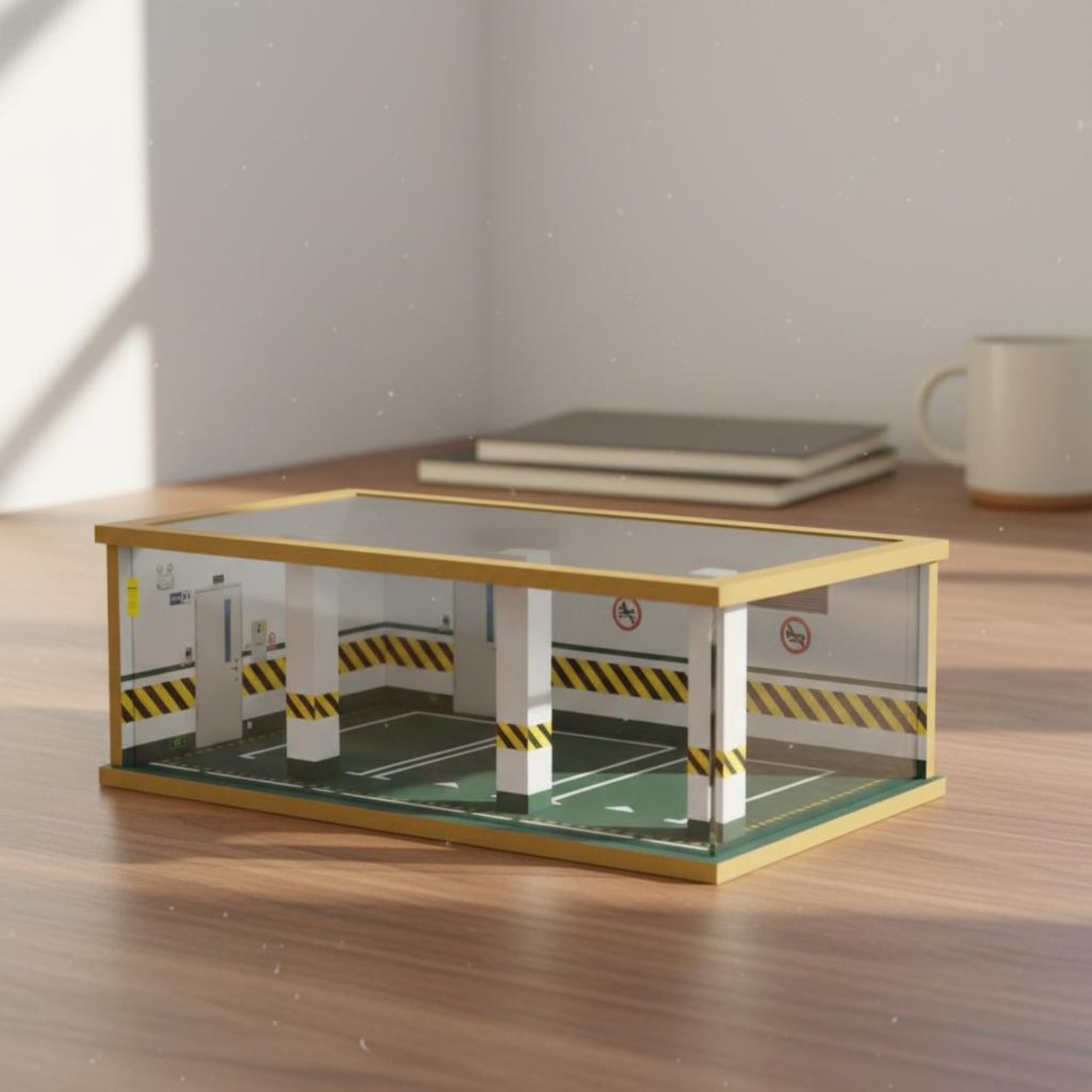 1:24 Scale Parking Garage Wood – Frame Display Wood recenzja i cena