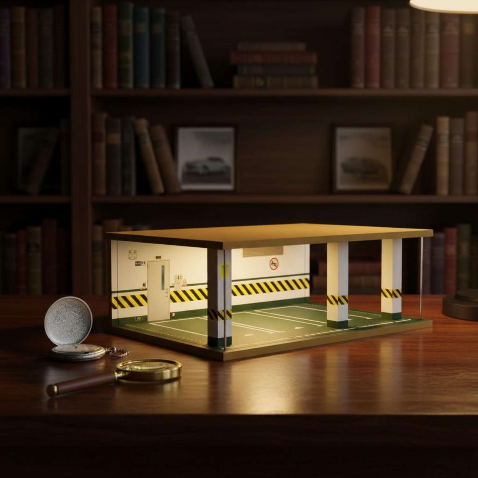 1:24 Scale Parking Garage Wood – Frame Display Wood recenzja i cena