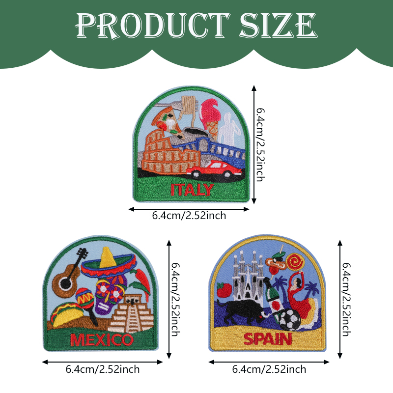 3Pcs European Country Art Embr – Embroidery X Pattern recenzja i cena