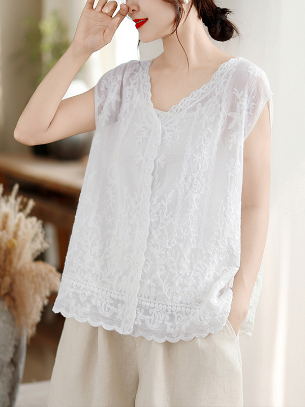 Summer New Heavy Embroidery Ve – Embroidery Vest recenzja i cena