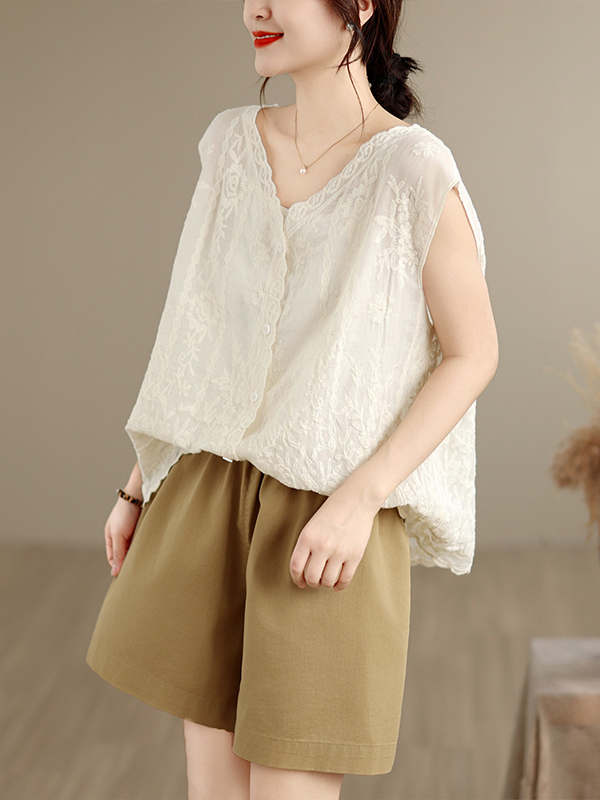 Summer New Heavy Embroidery Ve – Embroidery Vest recenzja i cena