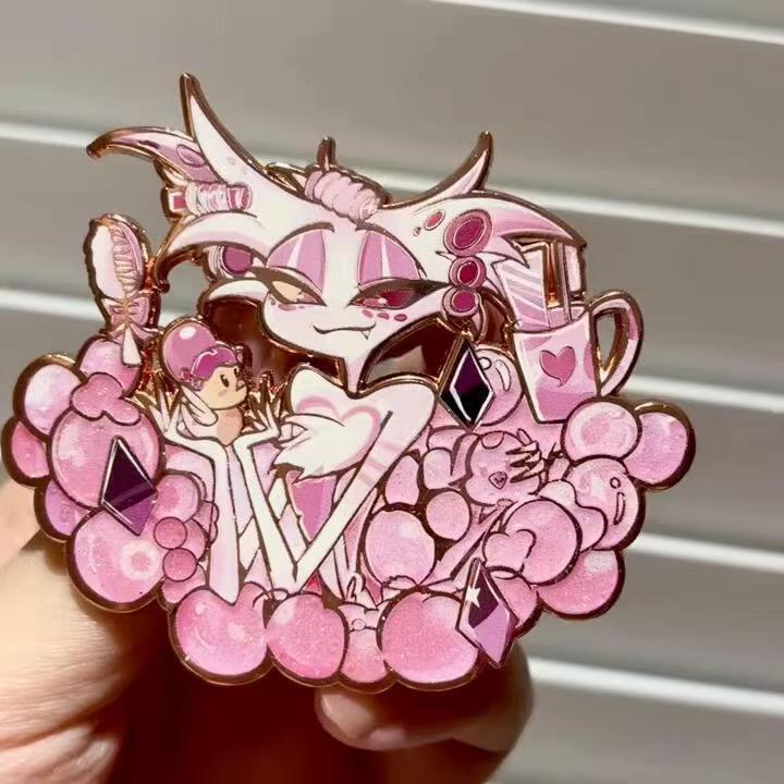 Hazbin Hotel Angel Metal Pin B – Embroidery Reddit recenzja i cena