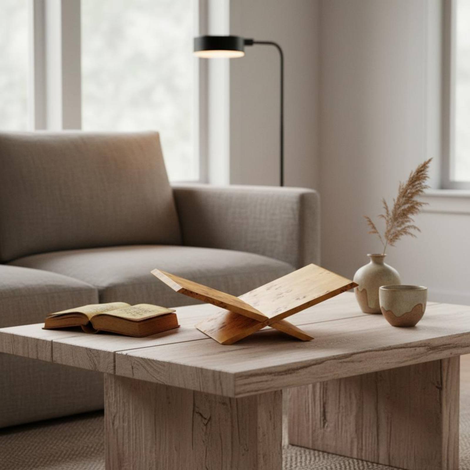 Cross Book Stand Wabi-Sabi Des – Frame Display Wood recenzja i cena