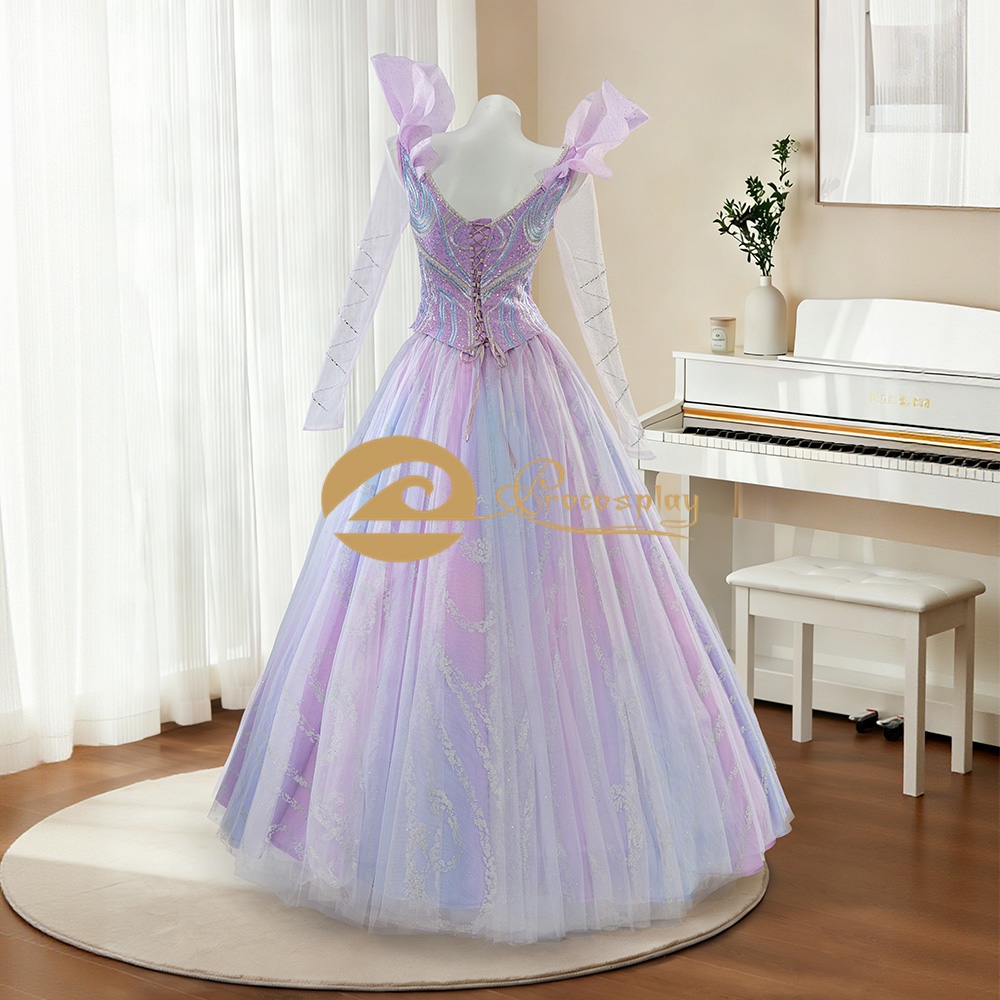 Glinda Cosplay Costume Purple  – Embroidery Skirt recenzja i cena
