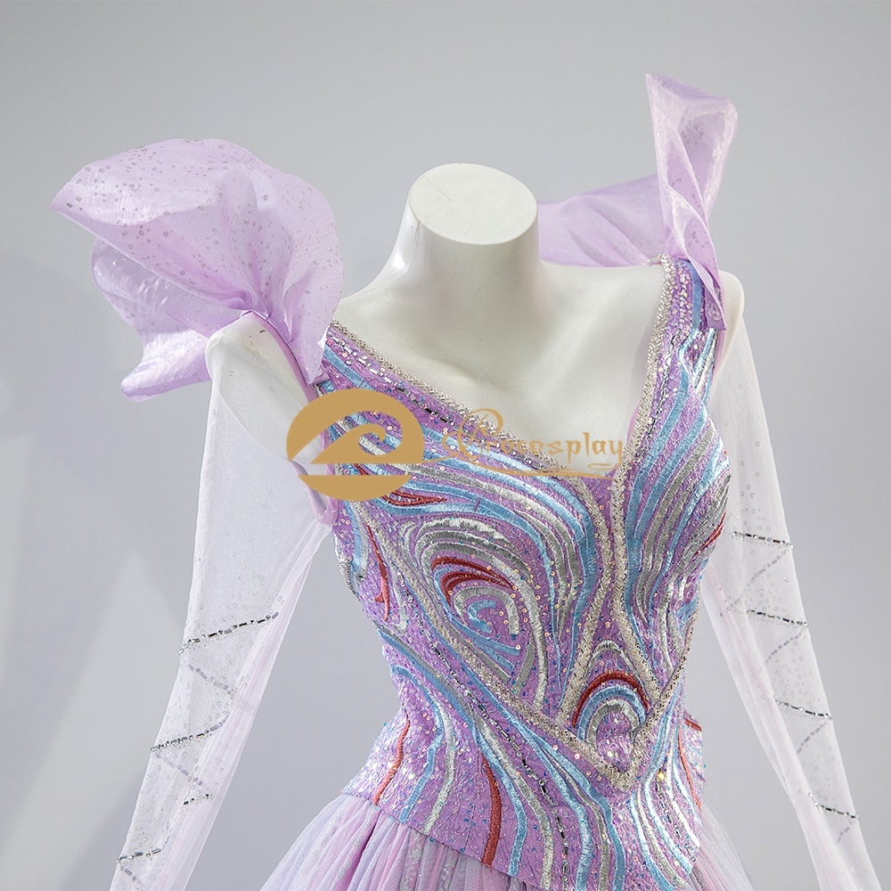 Glinda Cosplay Costume Purple  – Embroidery Skirt recenzja i cena
