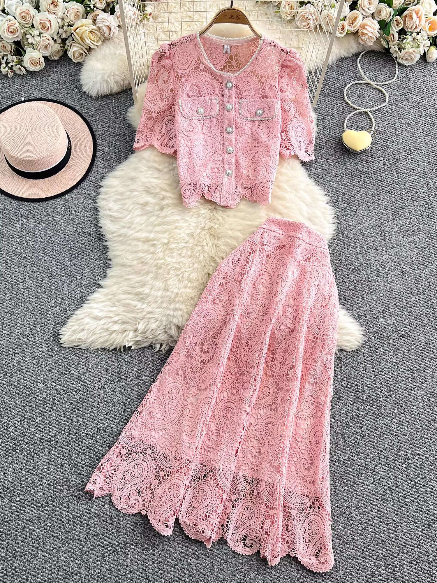 Elegant Pearl Long Dress Suits – Embroidery Class recenzja i cena