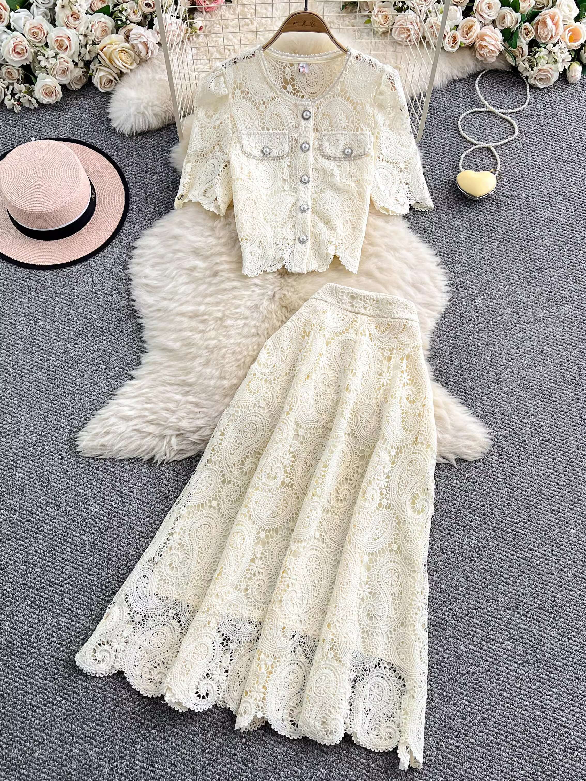 Elegant Pearl Long Dress Suits – Embroidery Class recenzja i cena