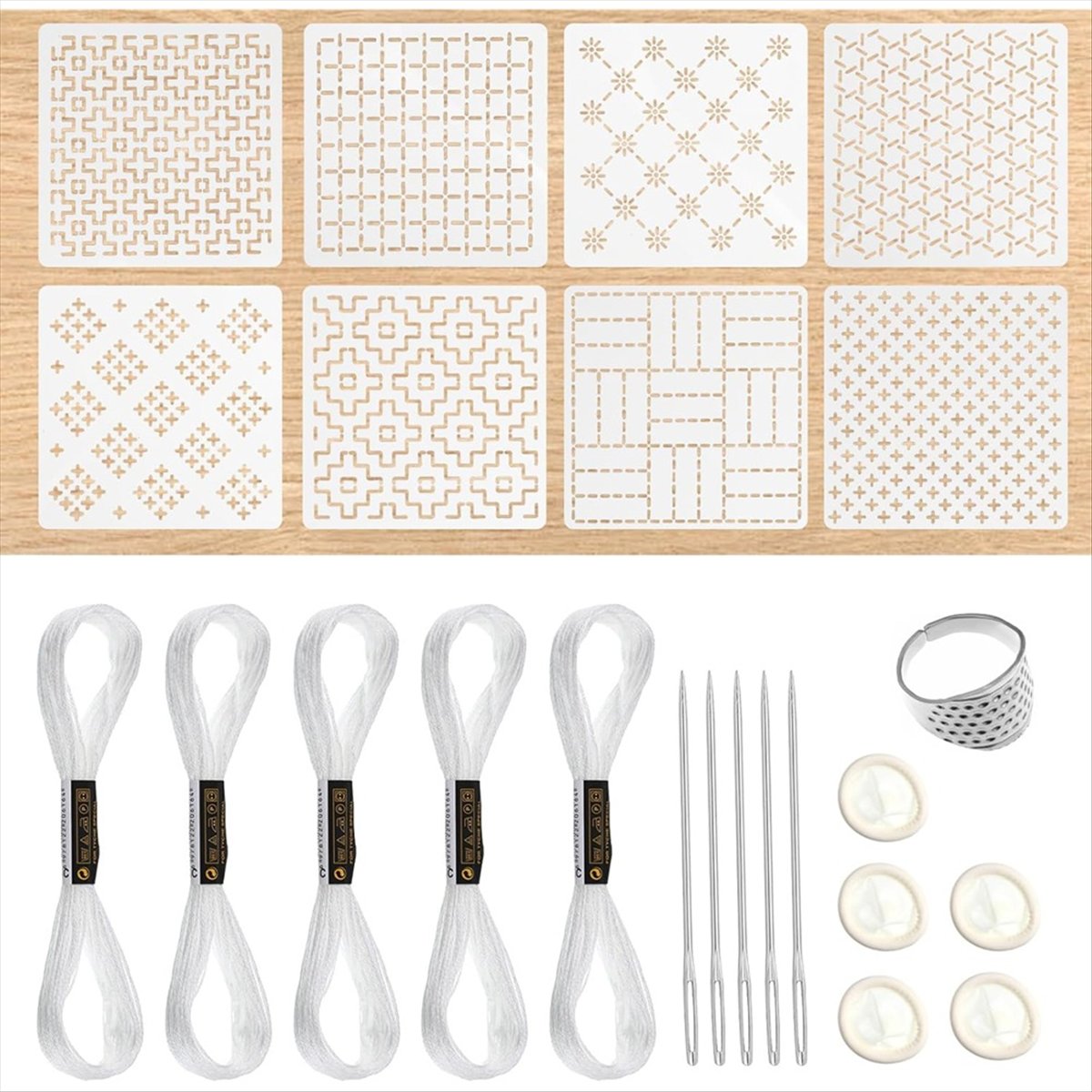 BHBL 24Pcs Plastic -Stencil Ki – Embroidery X Pattern recenzja i cena