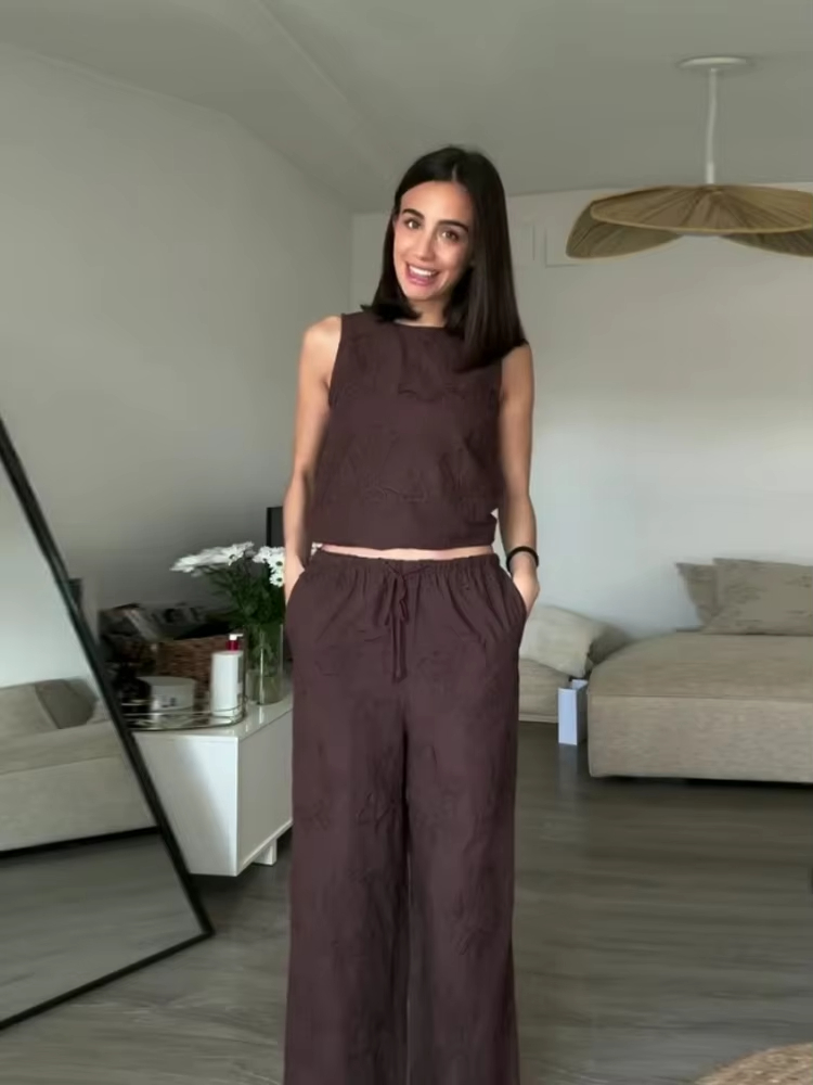 HH Women Solid Embroidery Pant – Embroidery Vest recenzja i cena
