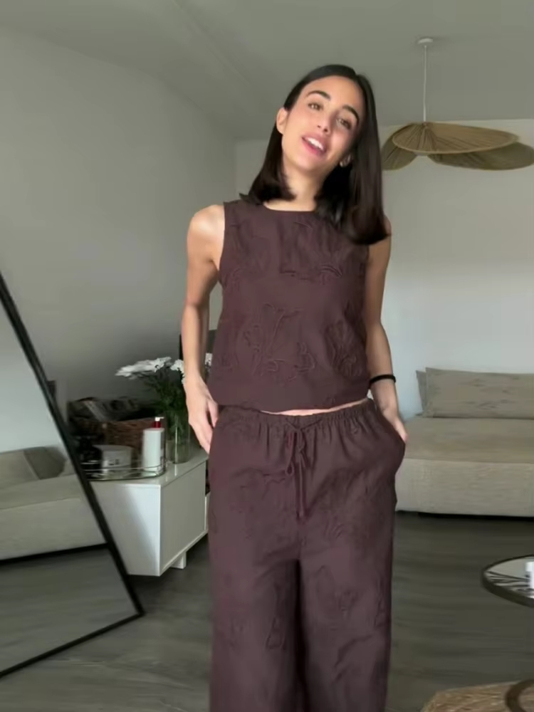 HH Women Solid Embroidery Pant – Embroidery Vest recenzja i cena