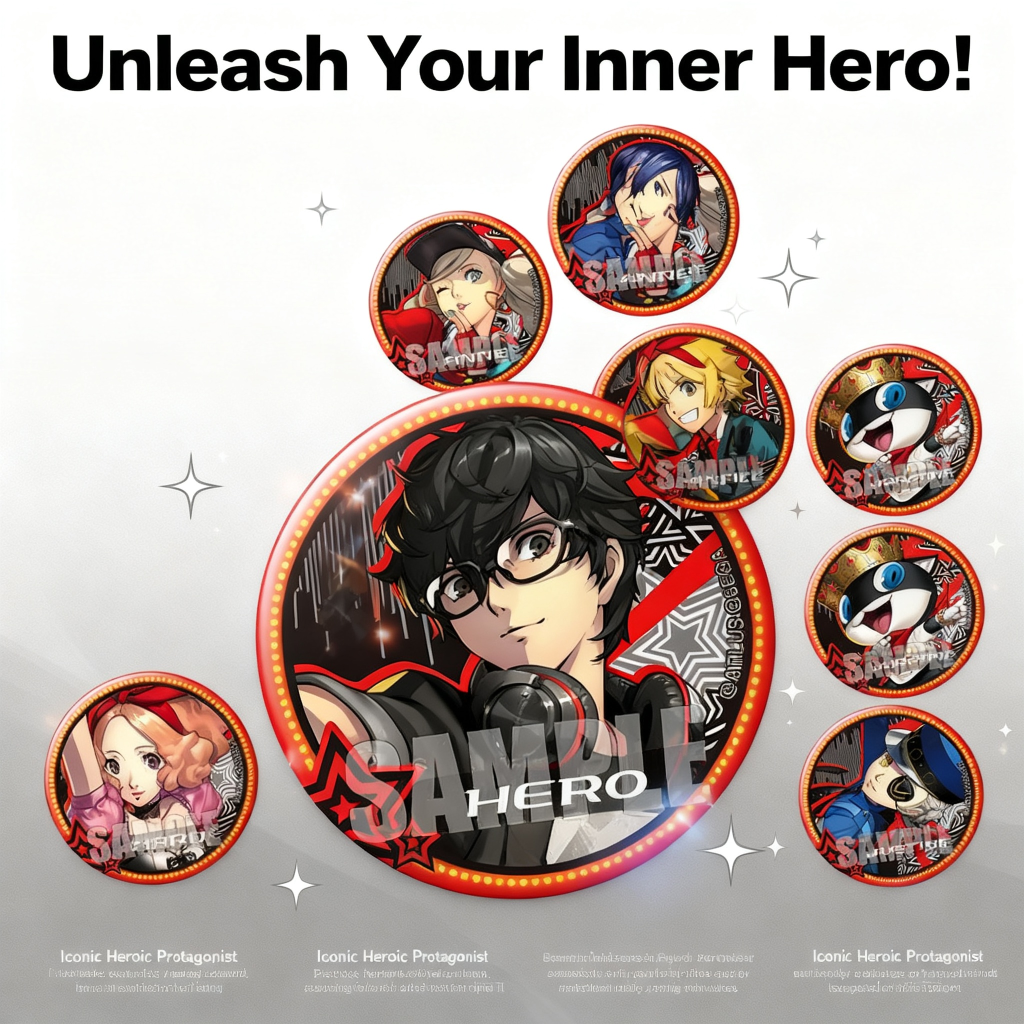 PERSONA5 Anime Badge Joker Ake – Embroidery Reddit recenzja i cena