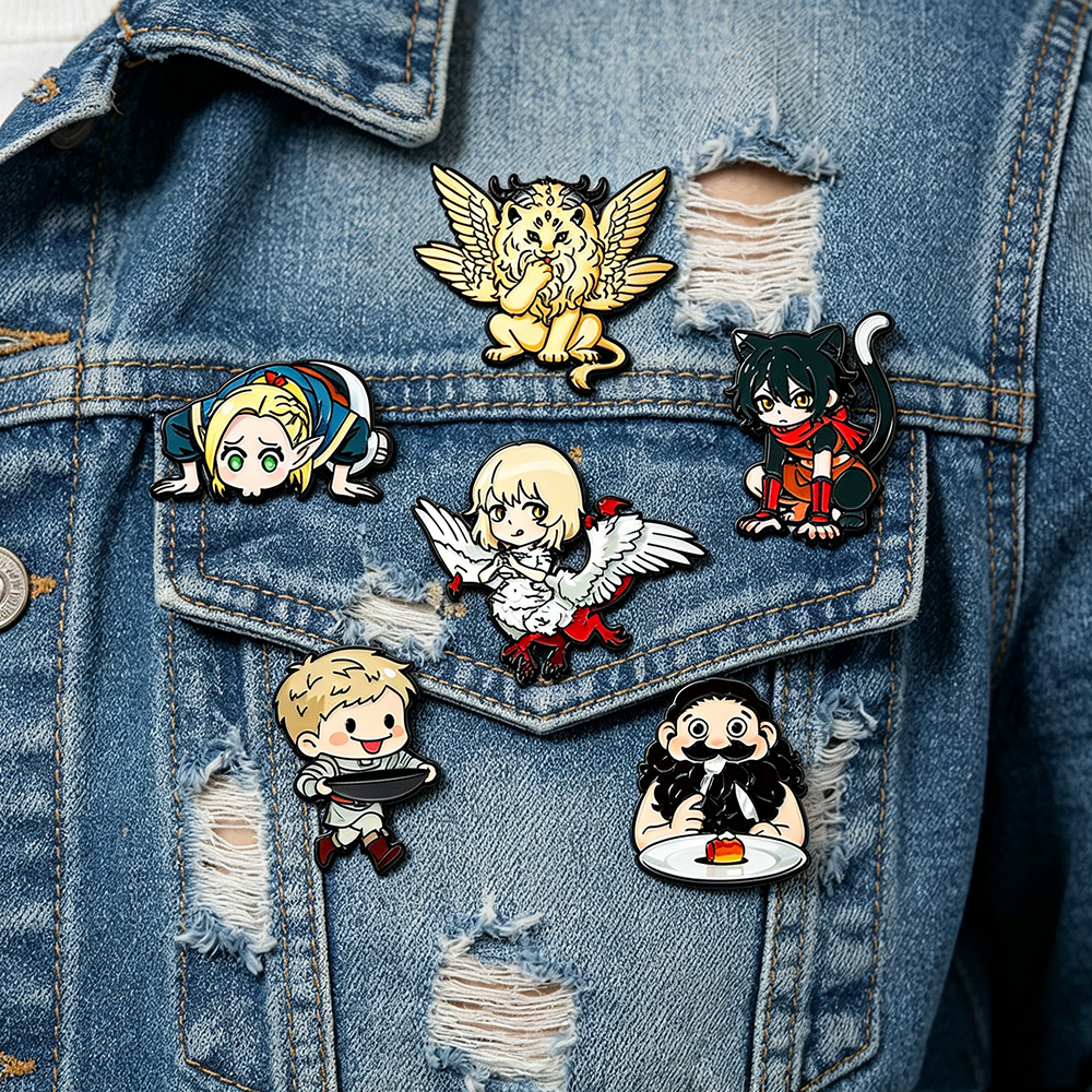 6pcs Japanese Anime Pin Badge  – Embroidery Reddit recenzja i cena
