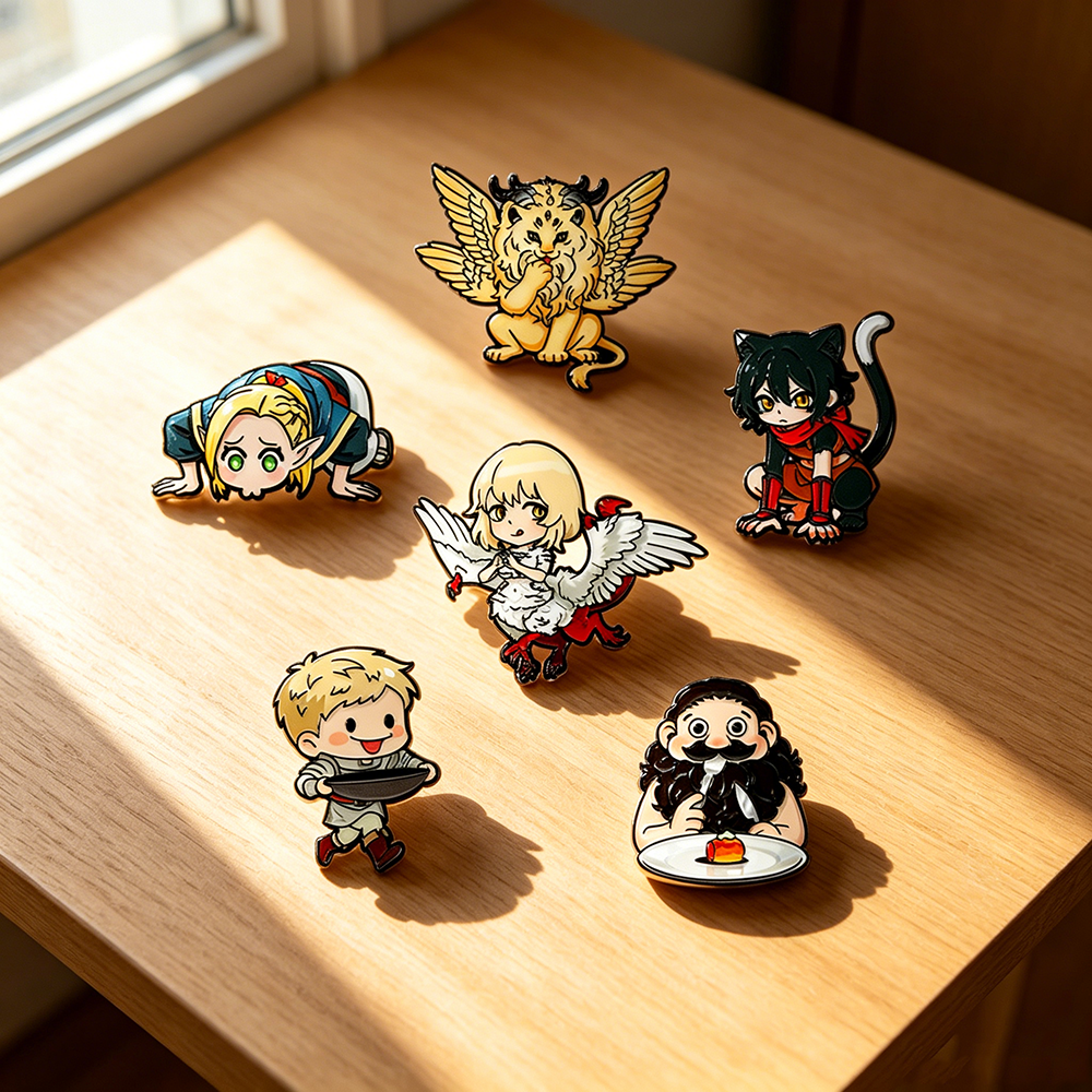 6pcs Japanese Anime Pin Badge  – Embroidery Reddit recenzja i cena