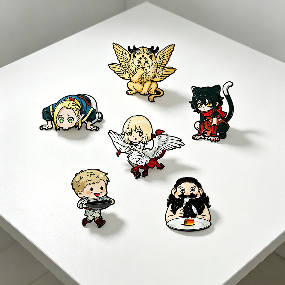 6pcs Japanese Anime Pin Badge  – Embroidery Reddit recenzja i cena