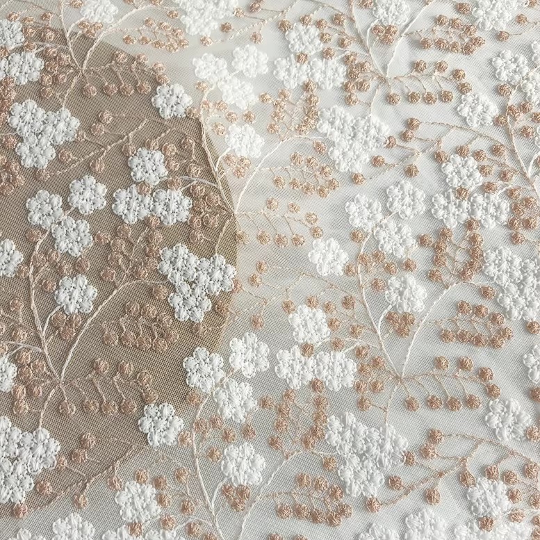 1yard 3D flower embroidery tel – Embroidery Skirt recenzja i cena