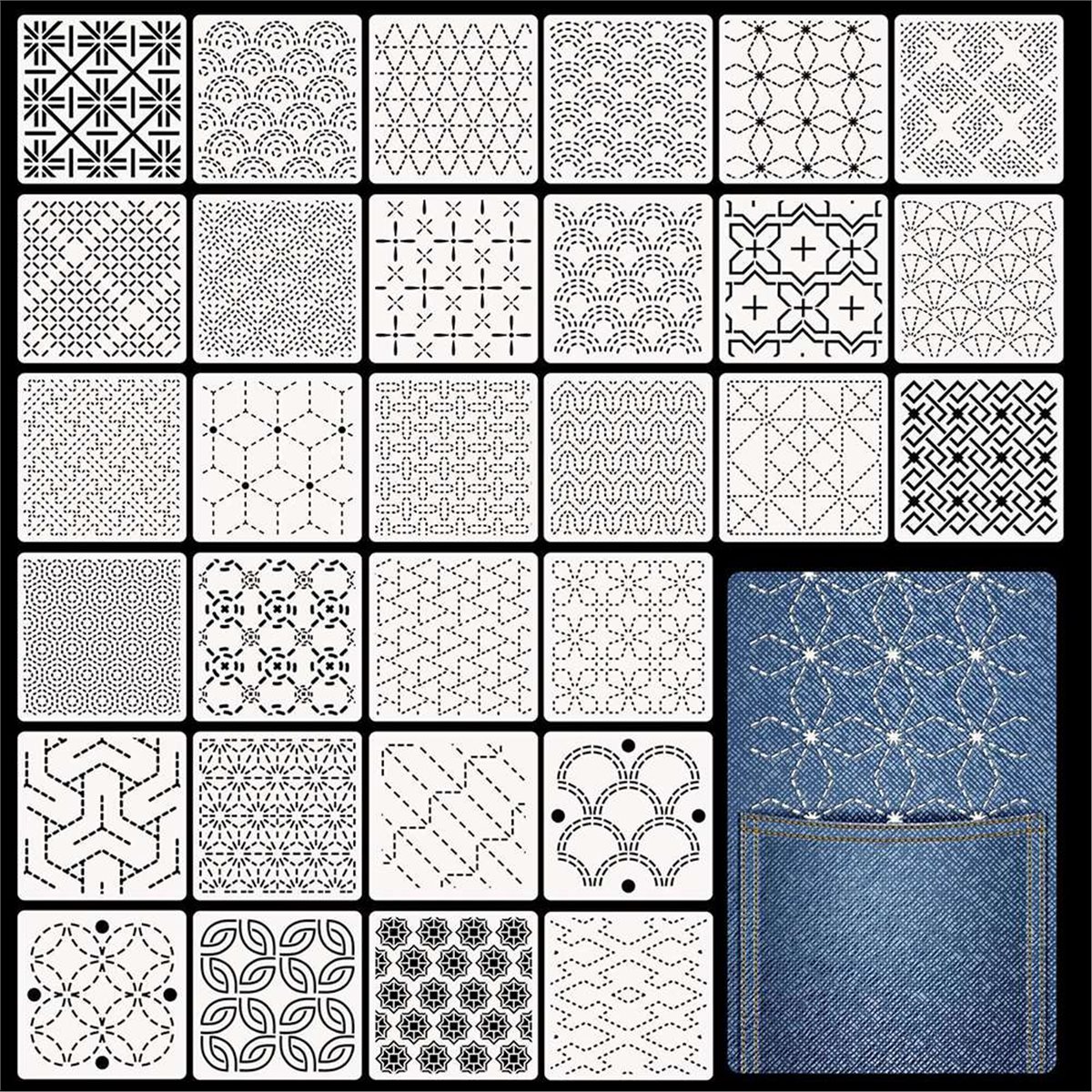 New Supplies 30 Pcs Spike Temp – Embroidery X Pattern recenzja i cena