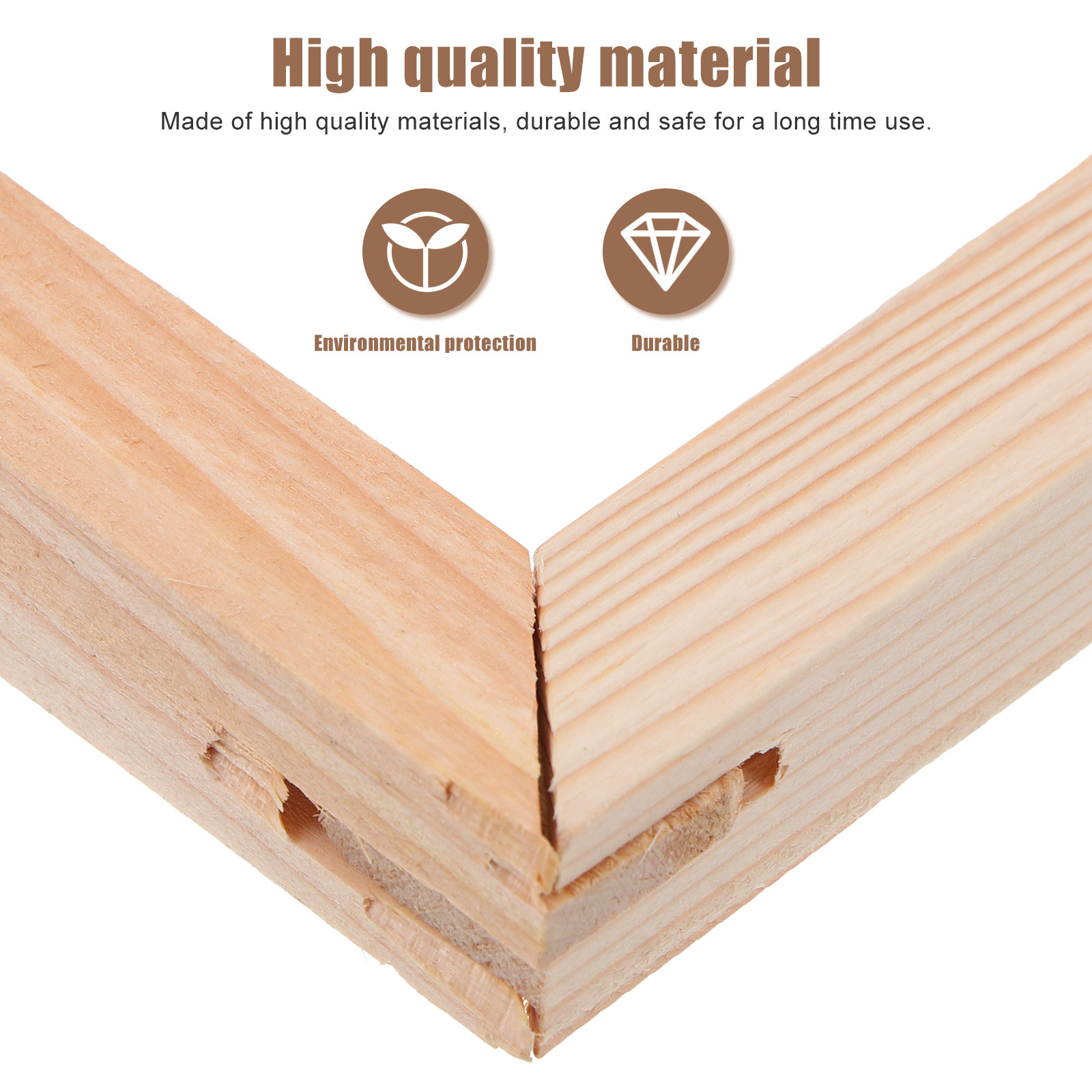 1Set Natural Solid Wooden Oil  – Frame Display Wood recenzja i cena