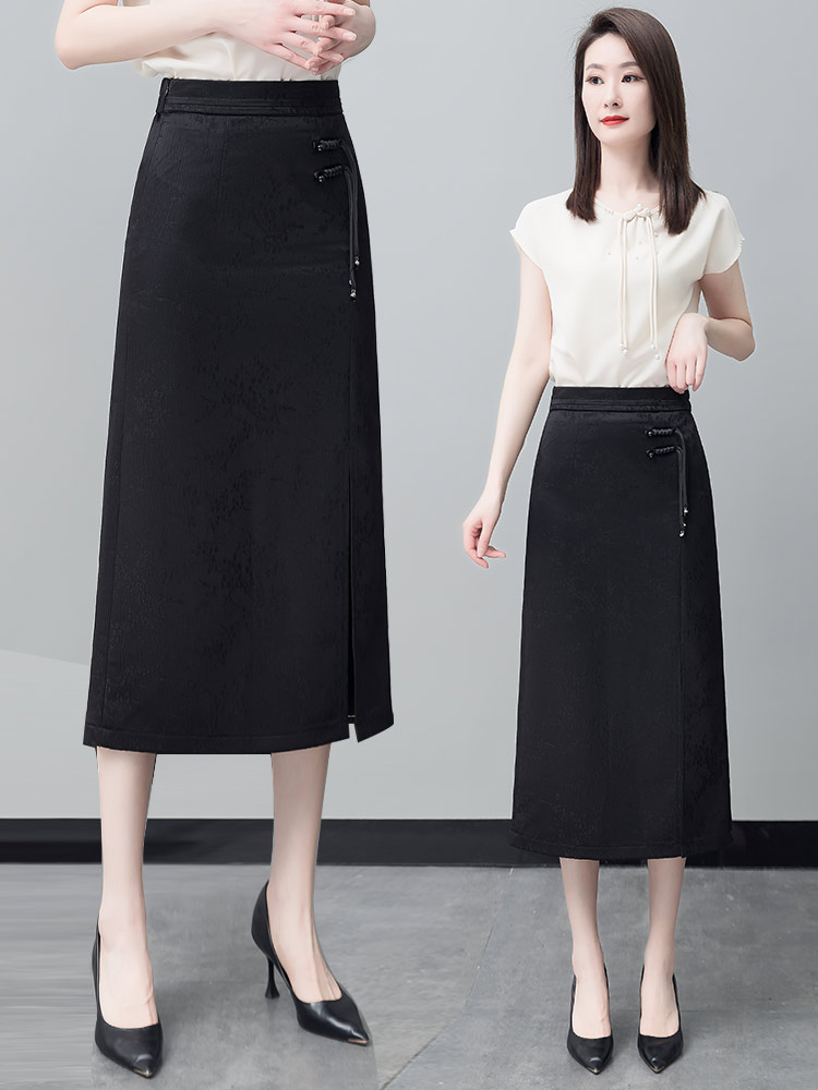 High Waist A-Line Midi Skirt W – Embroidery Skirt recenzja i cena