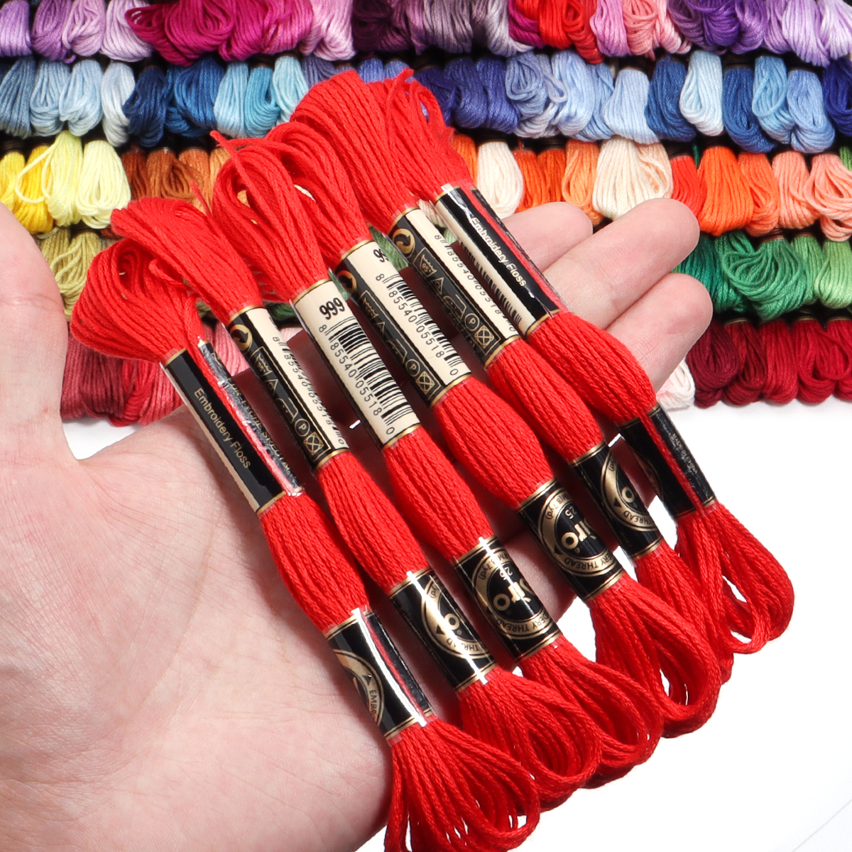 6Pcs/Lot Multicolor Polyester  – Embroidery Floss recenzja i cena