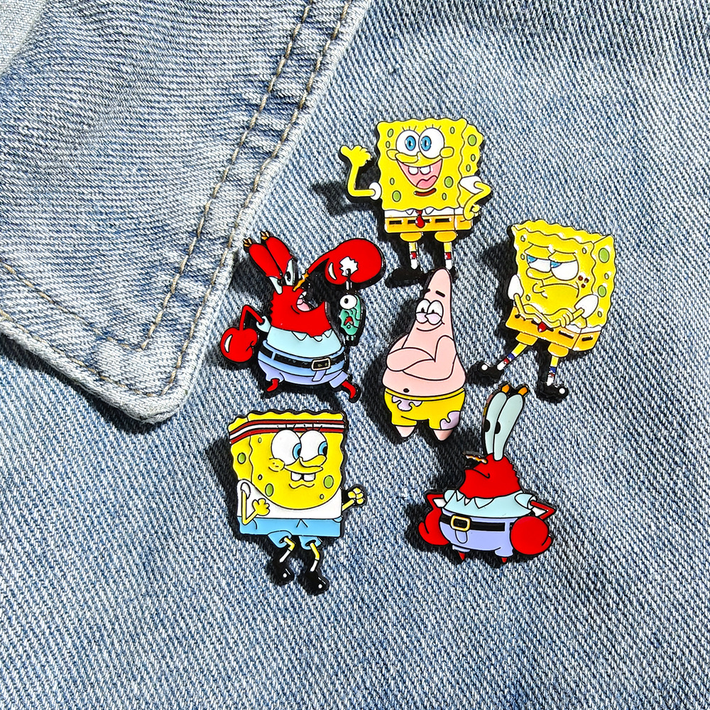 6 Pcs SpongeBob SquarePants An – Embroidery Reddit recenzja i cena