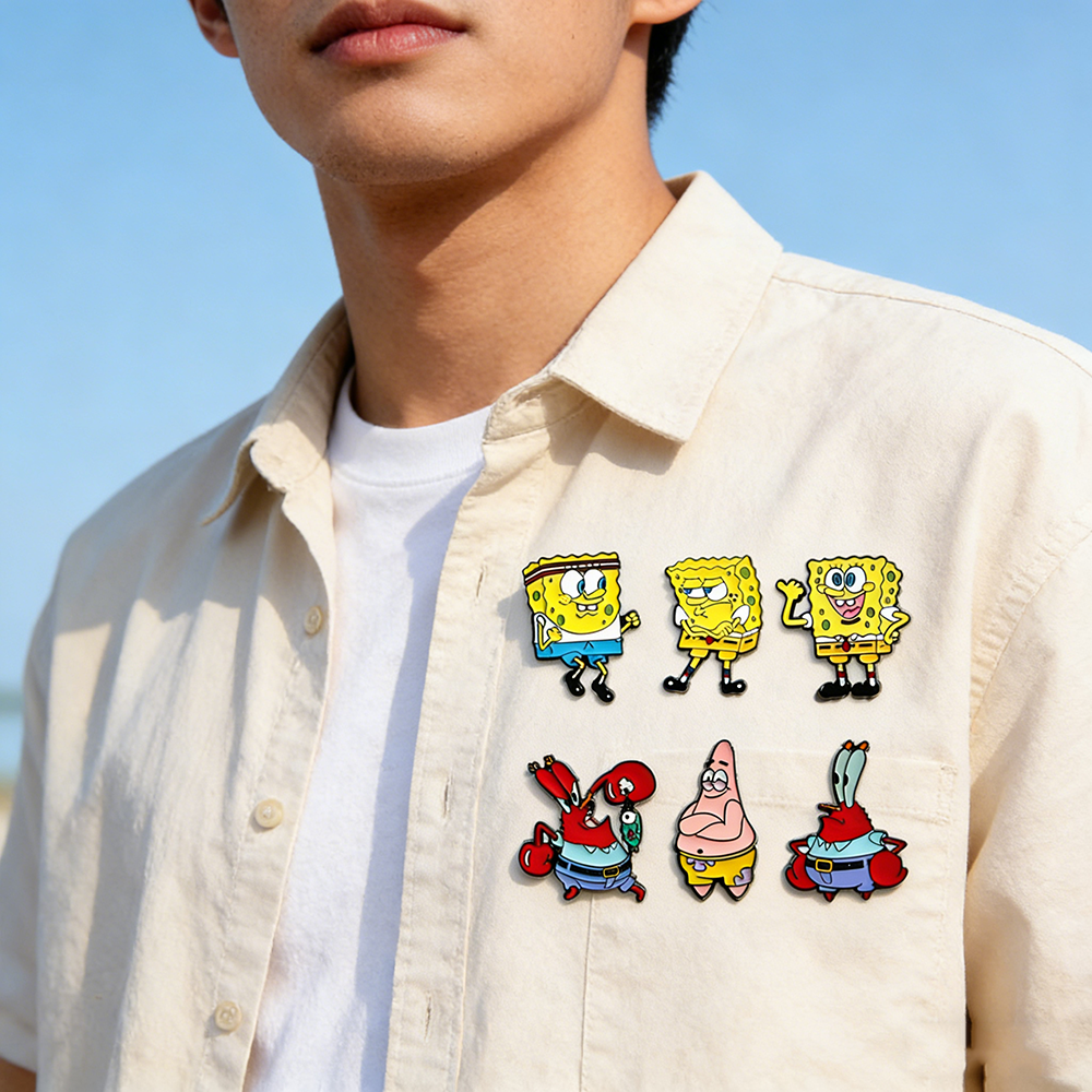 6 Pcs SpongeBob SquarePants An – Embroidery Reddit recenzja i cena