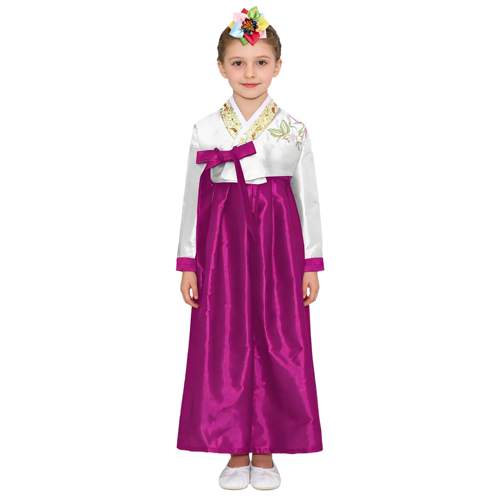 Kids Girls Korean National Han – Embroidery Skirt recenzja i cena