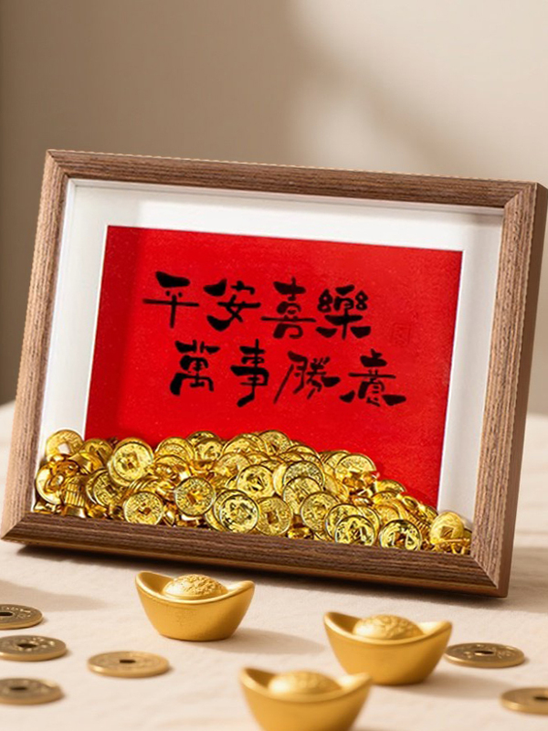 Creative DIY Gold Coin Photo F – Frame Display Wood recenzja i cena