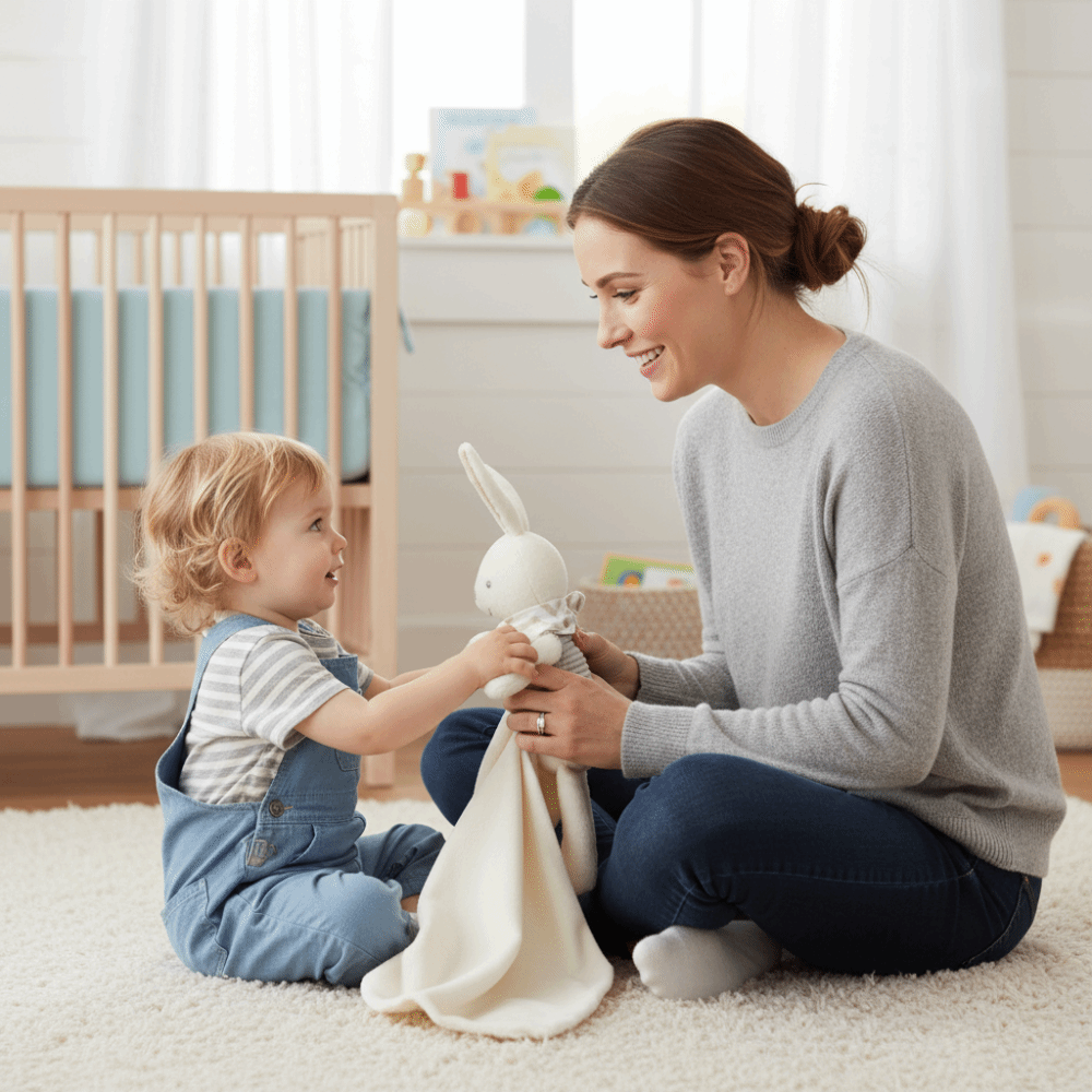 Square Shape Baby Rabbit Comfo – Embroidery Rabbit recenzja i cena