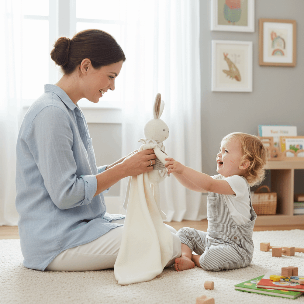 Square Shape Baby Rabbit Comfo – Embroidery Rabbit recenzja i cena