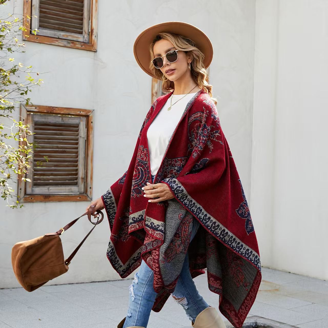 Patterned Faux Cashmere Warm S – Embroidery X Pattern recenzja i cena
